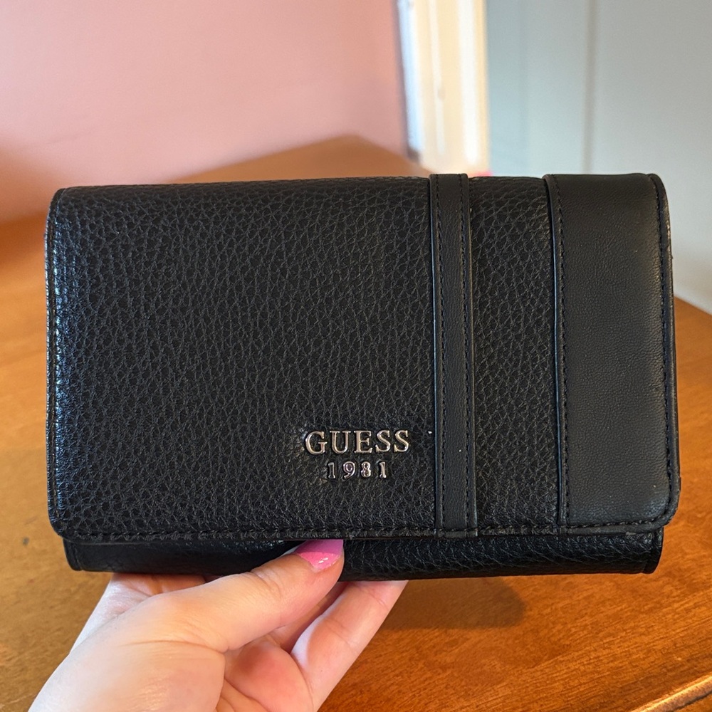 Guess Black Leather Wallet